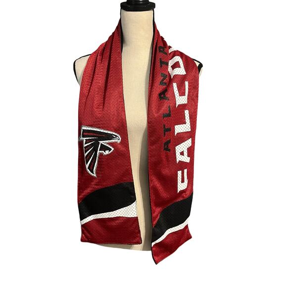 NFL Atlanta Falcons Jersey Zipped Pocket 60"x7" Little Earth Scarf - Picture 1 of 2
